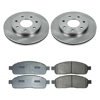 Callahan Brake Parts® - Plain Front Brake Kit
