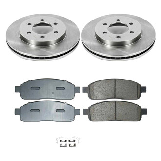Callahan Brake Parts® - Plain Front Brake Kit