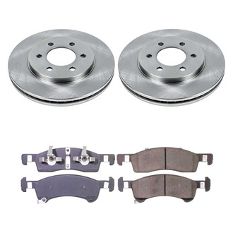 Callahan Brake Parts® - Plain Front Brake Kit