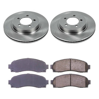 Callahan Brake Parts® - Plain Front Brake Kit
