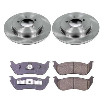Callahan Brake Parts® - Plain Rear Brake Kit