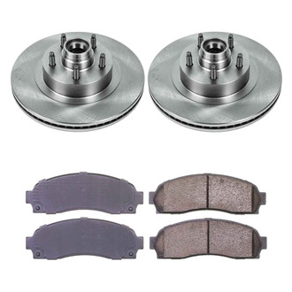 Callahan Brake Parts® - Plain Front Brake Kit