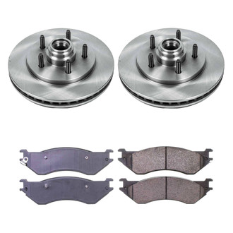 Callahan Brake Parts® - Plain Front Brake Kit