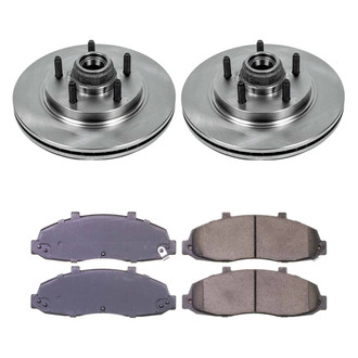 Callahan Brake Parts® - Plain Front Brake Kit