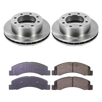 Callahan Brake Parts® - Plain Front Brake Kit