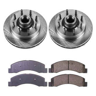Callahan Brake Parts® - Plain Front Brake Kit