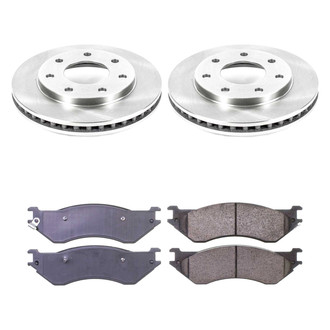 Callahan Brake Parts® - Plain Front Brake Kit