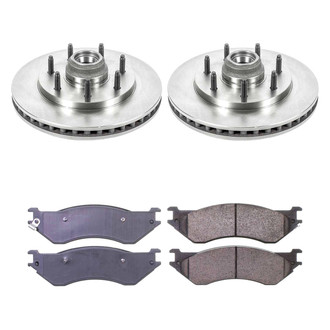 Callahan Brake Parts® - Plain Front Brake Kit