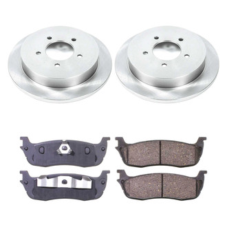 Callahan Brake Parts® - Plain Rear Brake Kit