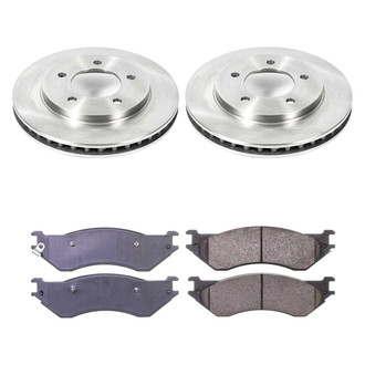 Callahan Brake Parts® - Plain Front Brake Kit