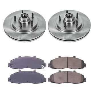 Callahan Brake Parts® - Plain Front Brake Kit