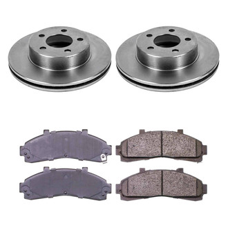 Callahan Brake Parts® - Plain Front Brake Kit
