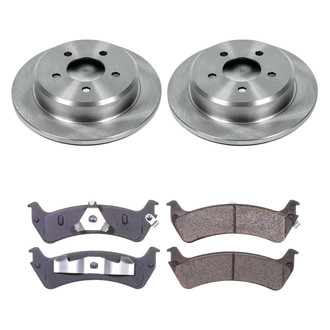 Callahan Brake Parts® - Plain Rear Brake Kit