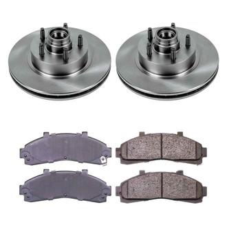 Callahan Brake Parts® - Plain Front Brake Kit