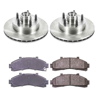 Callahan Brake Parts® - Plain Front Brake Kit