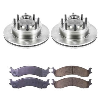Callahan Brake Parts® - Plain Front Brake Kit