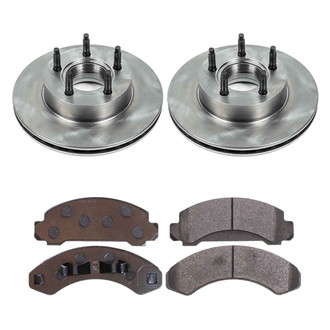 Callahan Brake Parts® - Plain Front Brake Kit