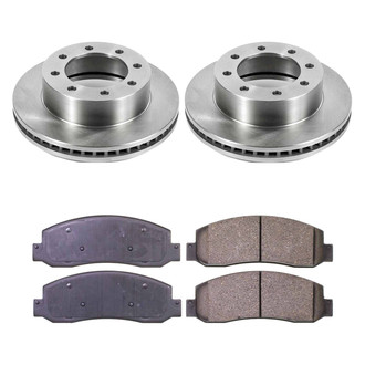 Callahan Brake Parts® - Plain Front Brake Kit