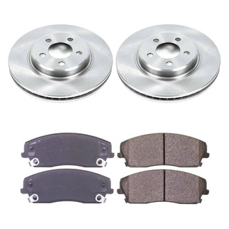 Callahan Brake Parts® - Plain Front Brake Kit