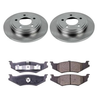 Callahan Brake Parts® - Plain Rear Brake Kit