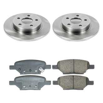 Callahan Brake Parts® - Plain Rear Brake Kit