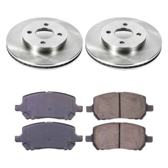 Callahan Brake Parts® - Plain Front Brake Kit