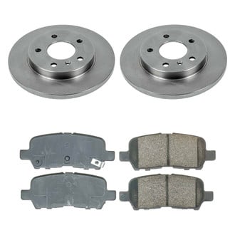 Callahan Brake Parts® - Plain Rear Brake Kit