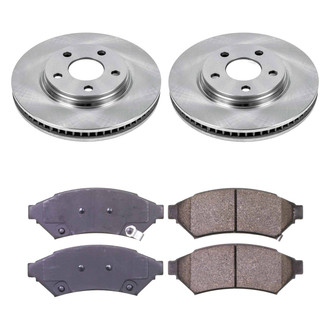 Callahan Brake Parts® - Plain Front Brake Kit