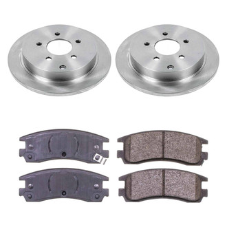 Callahan Brake Parts® - Plain Rear Brake Kit