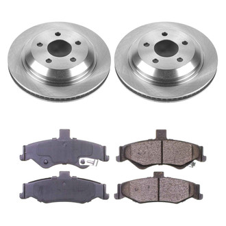 Callahan Brake Parts® - Plain Rear Brake Kit