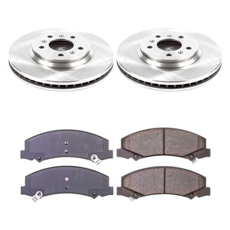 Callahan Brake Parts® - Plain Front Brake Kit