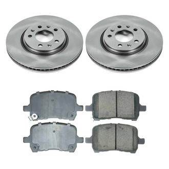 Callahan Brake Parts® - Plain Front Brake Kit