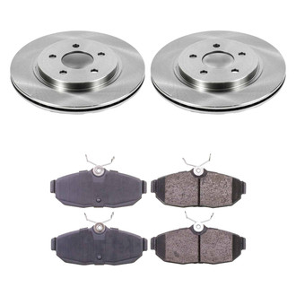 Callahan Brake Parts® - Plain Rear Brake Kit