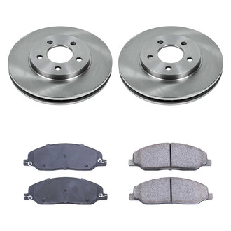 Callahan Brake Parts® - Plain Front Brake Kit