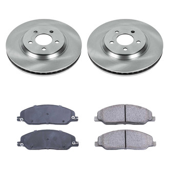 Callahan Brake Parts® - Plain Front Brake Kit