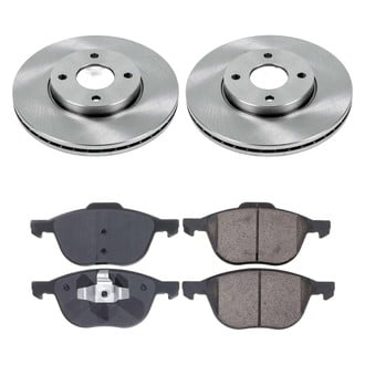Callahan Brake Parts® - Plain Front Brake Kit