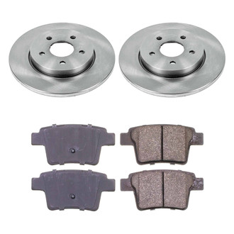 Callahan Brake Parts® - Plain Rear Brake Kit