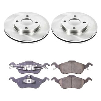 Callahan Brake Parts® - Plain Front Brake Kit