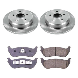 Callahan Brake Parts® - Plain Rear Brake Kit