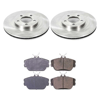 Callahan Brake Parts® - Plain Front Brake Kit