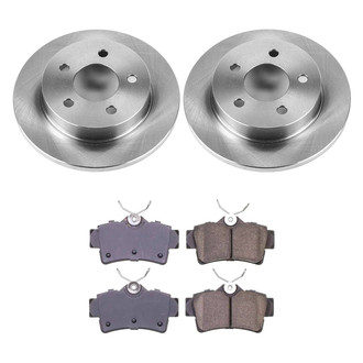 Callahan Brake Parts® - Plain Rear Brake Kit