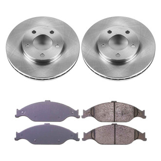 Callahan Brake Parts® - Plain Front Brake Kit