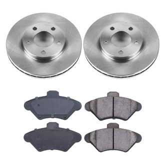 Callahan Brake Parts® - Plain Front Brake Kit