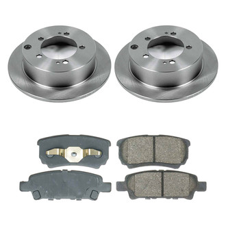 Callahan Brake Parts® - Plain Rear Brake Kit