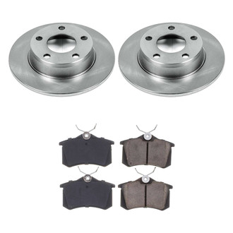Callahan Brake Parts® - Plain Rear Brake Kit