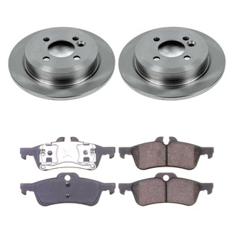 Callahan Brake Parts® - Plain Rear Brake Kit