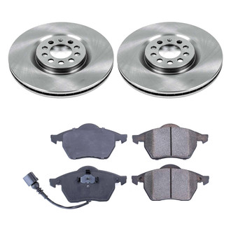 Callahan Brake Parts® - Plain Front Brake Kit