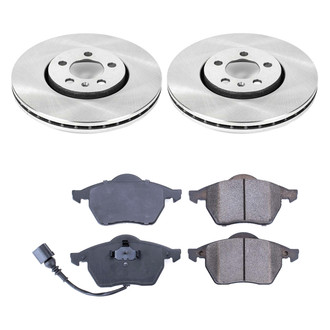 Callahan Brake Parts® - Plain Front Brake Kit