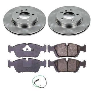 Callahan Brake Parts® - Plain Front Brake Kit