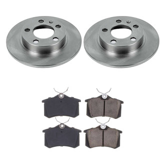 Callahan Brake Parts® - Plain Rear Brake Kit